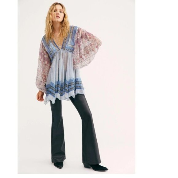 FREE PEOPLE Aliyah Printed Tunic - Picture 2 of 9